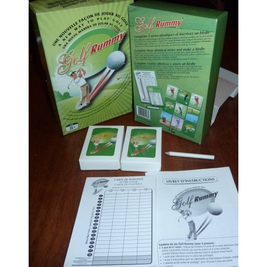 Golf Rummy jeu de cartes/card game